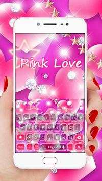 Pink Love keyboard screenshot 1