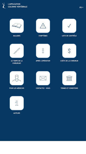 L'APPLICATION COLONNE VERTÉBRALE screenshot 1