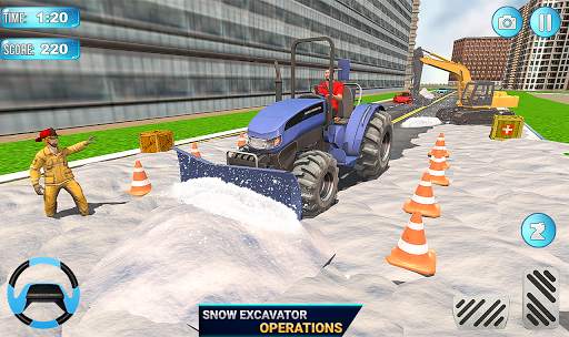 Mega Snow Excavator Machine Simulator 20 screenshot 13