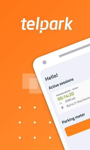 Telpark Personal parking meter screenshot 1