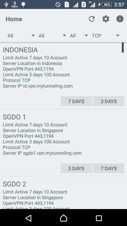 VPN Finder screenshot 1