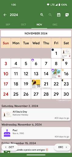 Brazil Calendar - Calendar2U screenshot 1