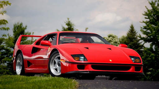 Red Ferrari Cars Wallpaper screenshot 1