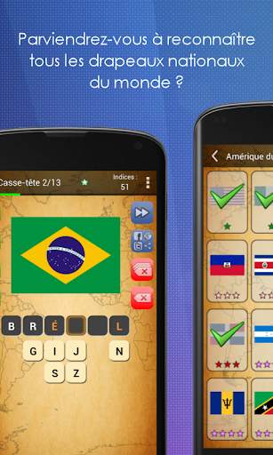 Picture Quiz : Les Drapeaux screenshot 2