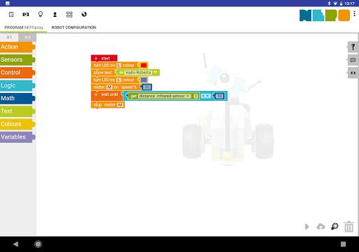 Open Roberta Mobile screenshot 2