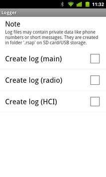 Bluetooth HCI Logger screenshot 1