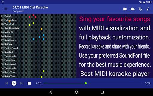 MIDI Clef Karaoke Player 12 تصوير الشاشة