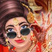 Fashion Girl in Royal Indian Wedding on 9Apps