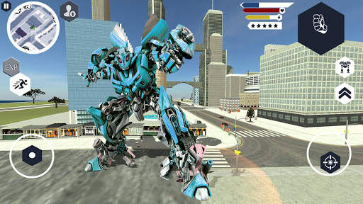 Robot Machin Car Transformer - Robot Car Games screenshot 3