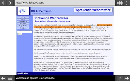 Speaking Browser screenshot 6