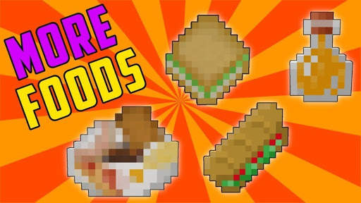 MCPE Lebih Banyak Mod Makanan screenshot 3