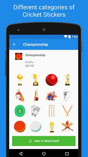 Cricket Sticker Packs - WAStickerApps screenshot 3
