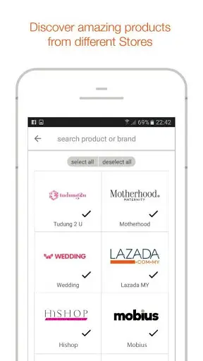 Biggle - a messaging app for products screenshot 1