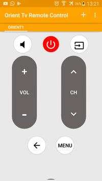 Orient Tv Remote Control screenshot 1