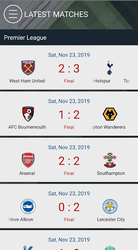 Live Football Updates Goal Live Scores screenshot 1