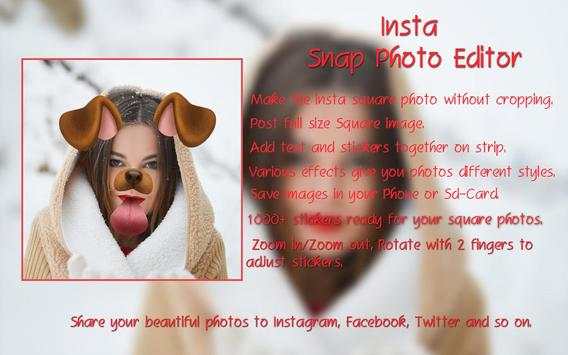 Insta Square Photo editor : Blurry photo editor 8 تصوير الشاشة