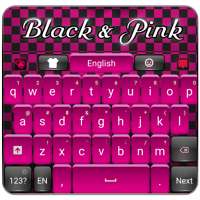 Black and Pink Keyboard logo