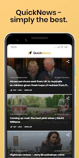 QuickNews: Daily News in Real Time screenshot 1