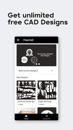 FilesCAD - Free DXF, DWG and CDR Files screenshot 1