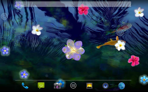 Serene flower clock HD widget screenshot 6
