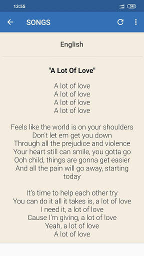 Chris Brown Lyrics screenshot 4