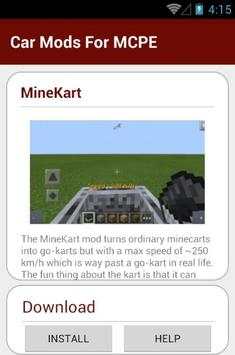 Car Mods For MCPE screenshot 4