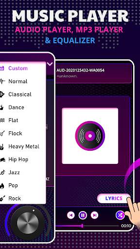 Music Player Audio Player, Mp3 player & Equalizer screenshot 3