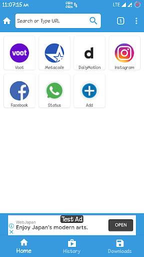 Nova video downloader-Download videos fast & free screenshot 1