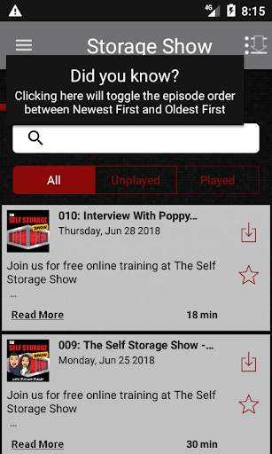 The Self Storage Show App screenshot 2