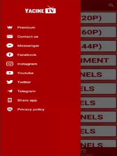 Yacine Tv lite APk بث مباشر screenshot 2