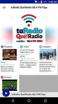 tuRadio Qué!Radio 88.4 FM Vigo screenshot 1