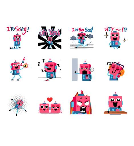 Mr Robot Sticker Free GIF 6 تصوير الشاشة