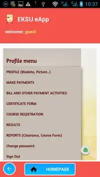 EKSU eApp screenshot 3