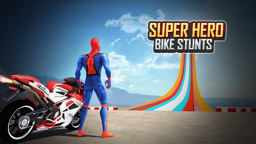 Superhero Bike Games Stunts screenshot 1