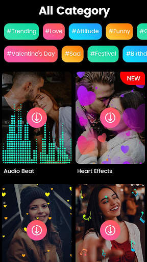 MV Status Master - particle.ly video status maker screenshot 4