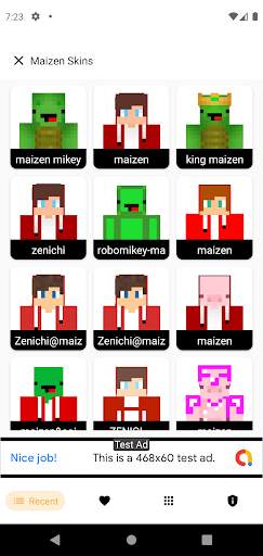 Maizen Skins for Minecraft PE screenshot 3