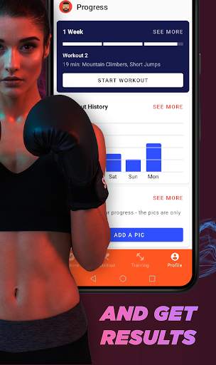 MMA Spartan System Female 🥊 - Home Workouts Free screenshot 7