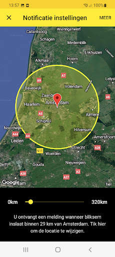 Mijn Bliksemtracker & -alarmen screenshot 3