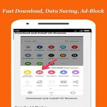 New UC Browser - Fast Download 2017 Free Tips screenshot 5