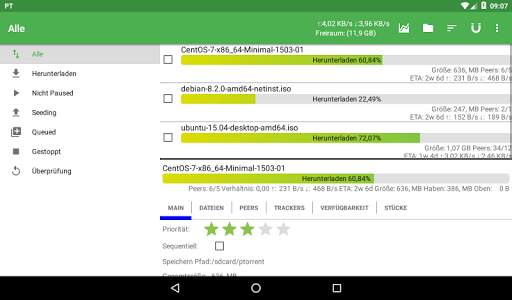 PTorrent Pro - torrent application screenshot 6