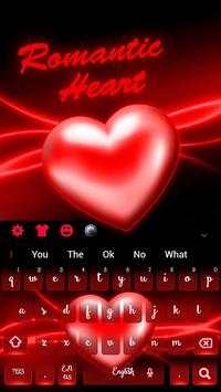 Romantic Love Heart Keyboard screenshot 3