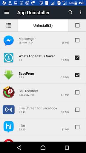 Easy App Uninstaller | App Remover | Space Cleaner 3 تصوير الشاشة