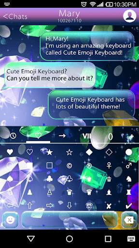 Diamond Jewelry Emoji Keyboard screenshot 4