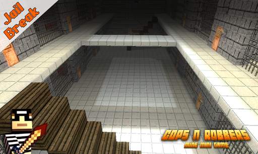 Cops N Robbers: 3D Pixel Prison Games 1 screenshot 1