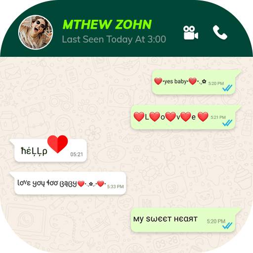 Chat Style - Stylish Fonts & Keyboard for Whatsapp 1.4