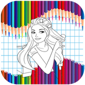 Coloriage Princess for kids icon