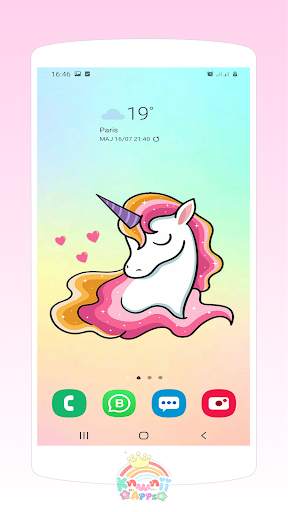 Kawaii Unicorn wallpapers cute background screenshot 10
