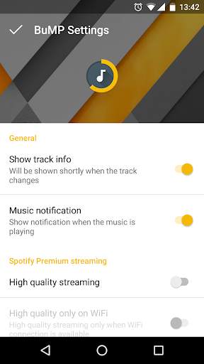 BuMP Music Player 7 تصوير الشاشة