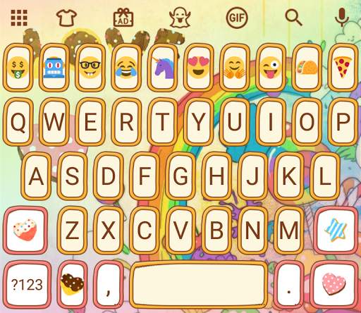 Emoji Keyboard - Cute Lollipop screenshot 5