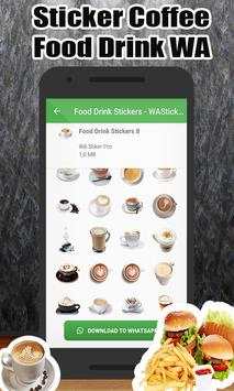 Food Drink Stickers - WAStickerApps screenshot 2